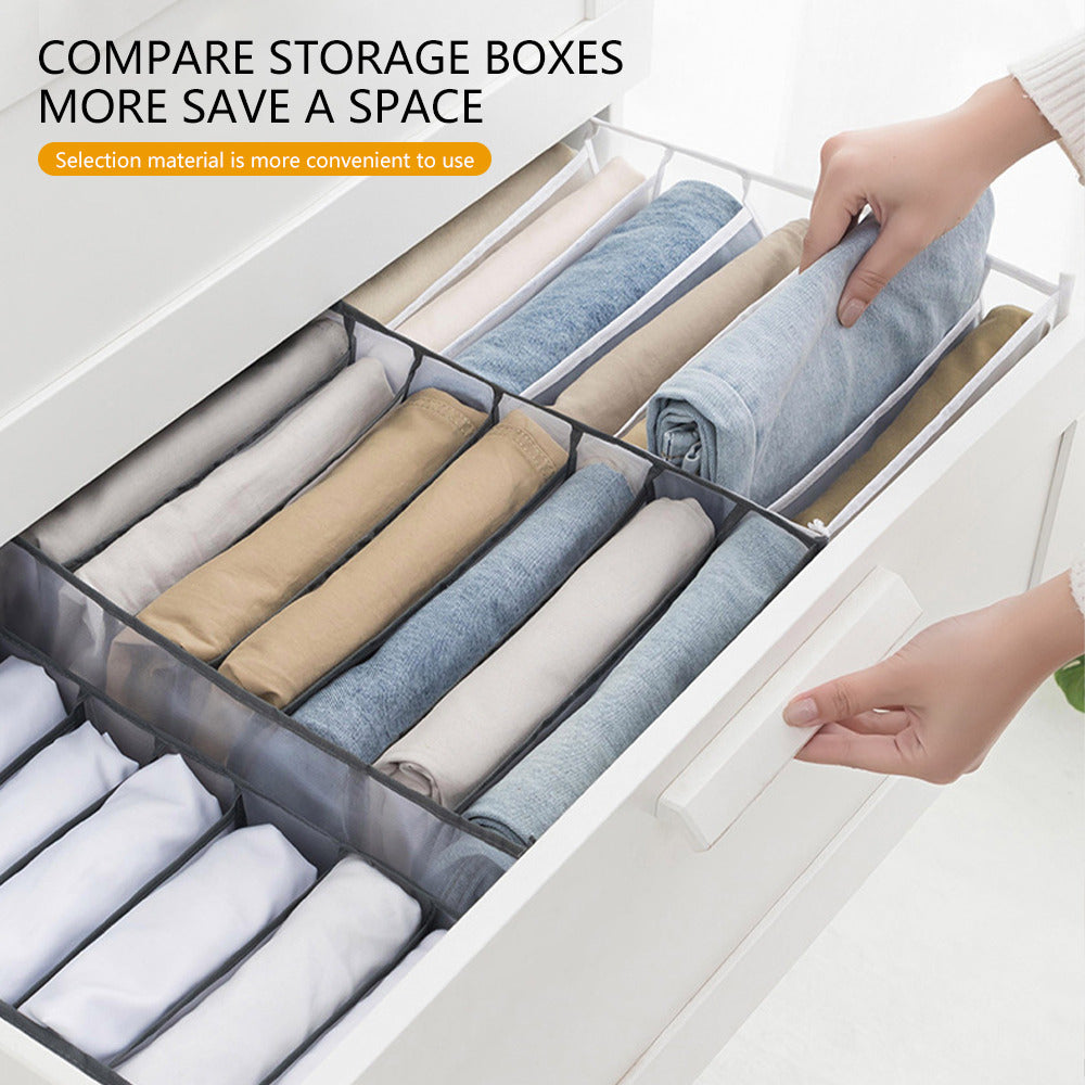 Underwear Drawer Organizer Storage Box Foldable Closet Organizers Drawer Divider Storage Boxes For Underpants Socks Bra