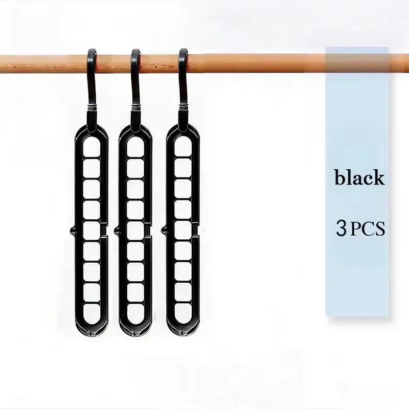 9 Hole Foldable Hanger Wardrobe Space Saving Storage Hanger For Clothes Drying Hangers Storage Organizers Rack Coat Pants Hanger