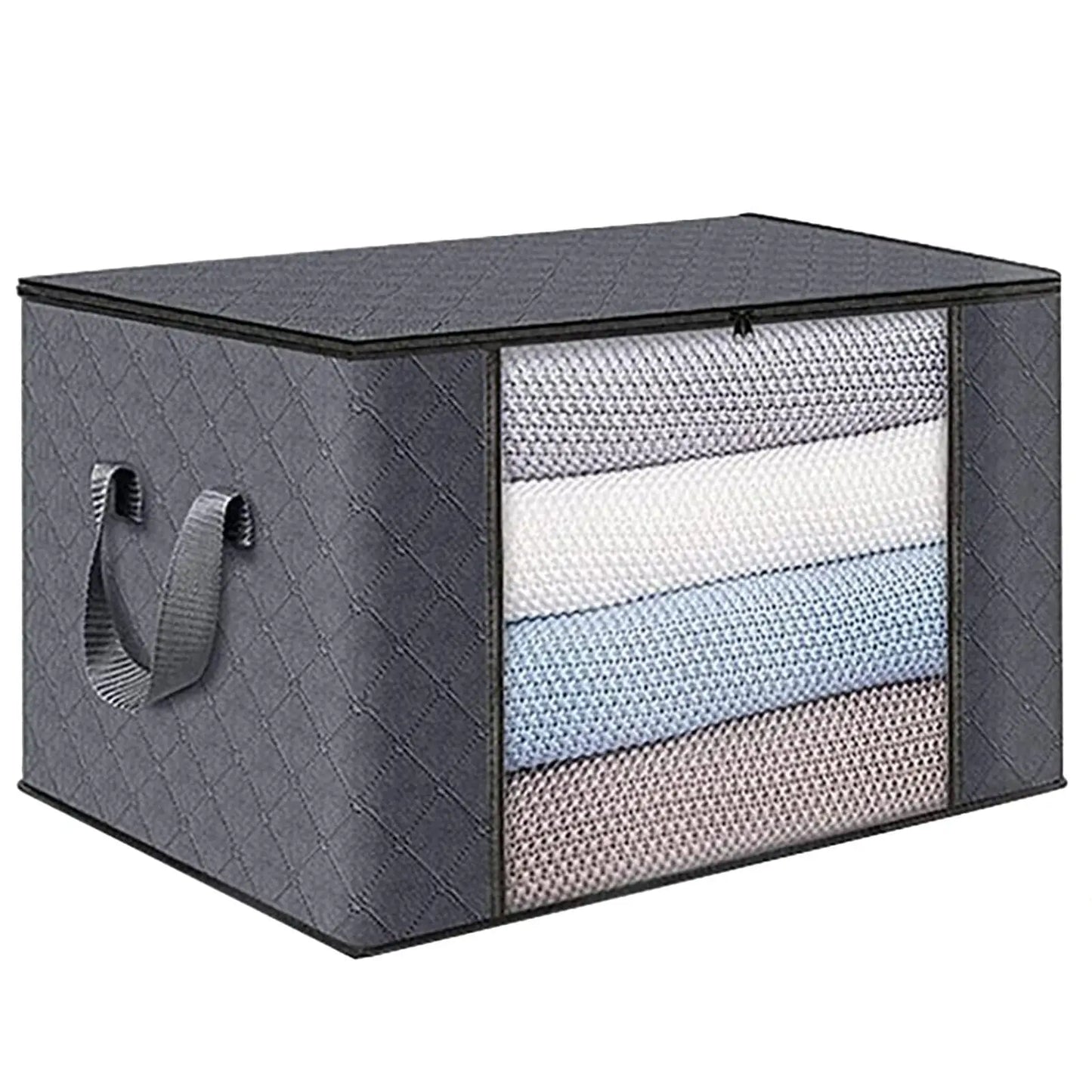 Fold Non Woven Fabric Storage Box Underbed Storage Bag Clothing Underwear Sock And Kid Toy Storage Bag For Bedroom Closet